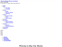 Tablet Screenshot of baycitymarine.server101.com